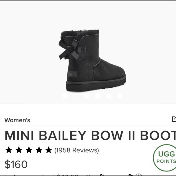 📌📌📌SOLD 📌📌📌 Ugg Mini Bailey Bow II - Picture 2 of 10